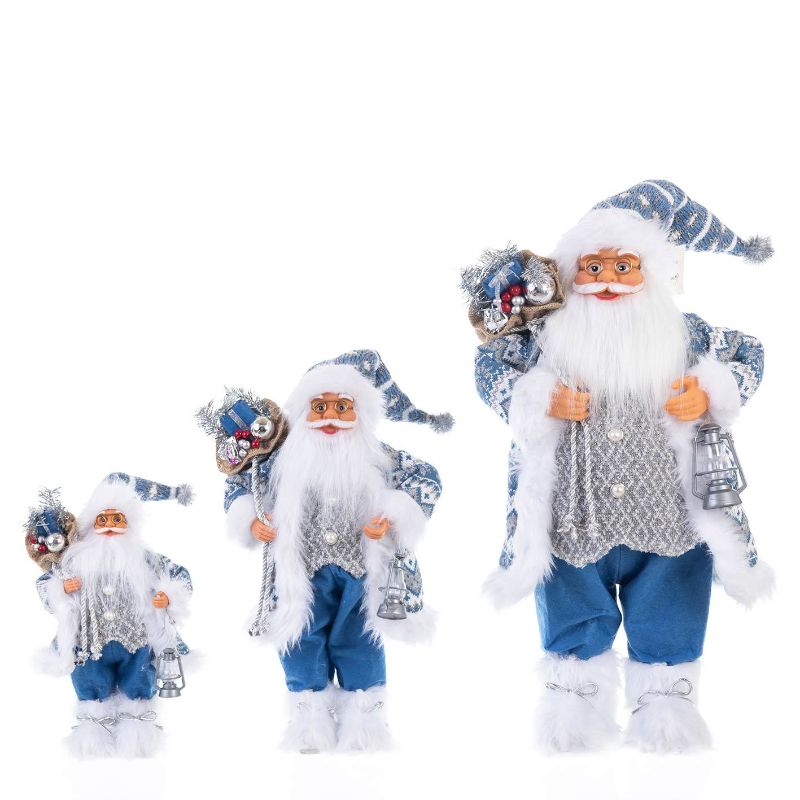 Christmas,Blue Santa Claus - Christmas Decoration